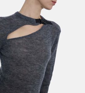Cut-out Buckle Sweater Cut-out Buckle Sweater