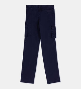 بنطلون كارغو قطني مطاطي