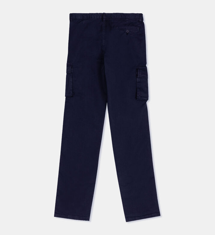 Stretch Cotton Cargo Trousers