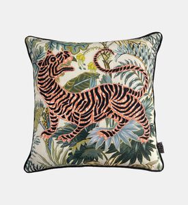 Home Deco and More Lynx Hand Bead Printed Cushion, Packshot View