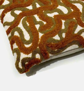 Home Deco and More Scribble Cotton Square Cushion, Packshot View