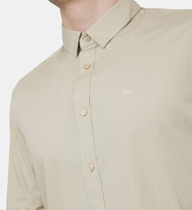 Slim Cotton Poplin Stretch Shirt