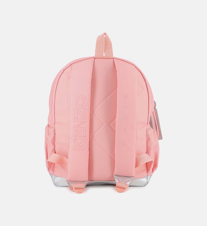 حقيبة ظهر قماشية بطباعة توضيحية