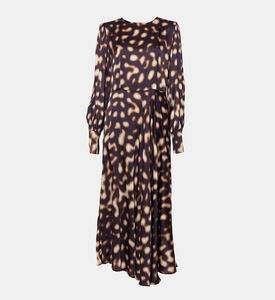 Elsa Bow Waist Flared Midi Dress