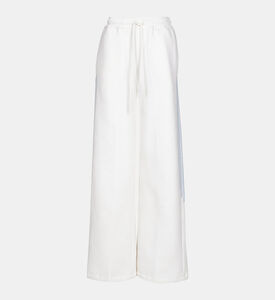 بنطال لوكس قطني رياضي بخصر مرن