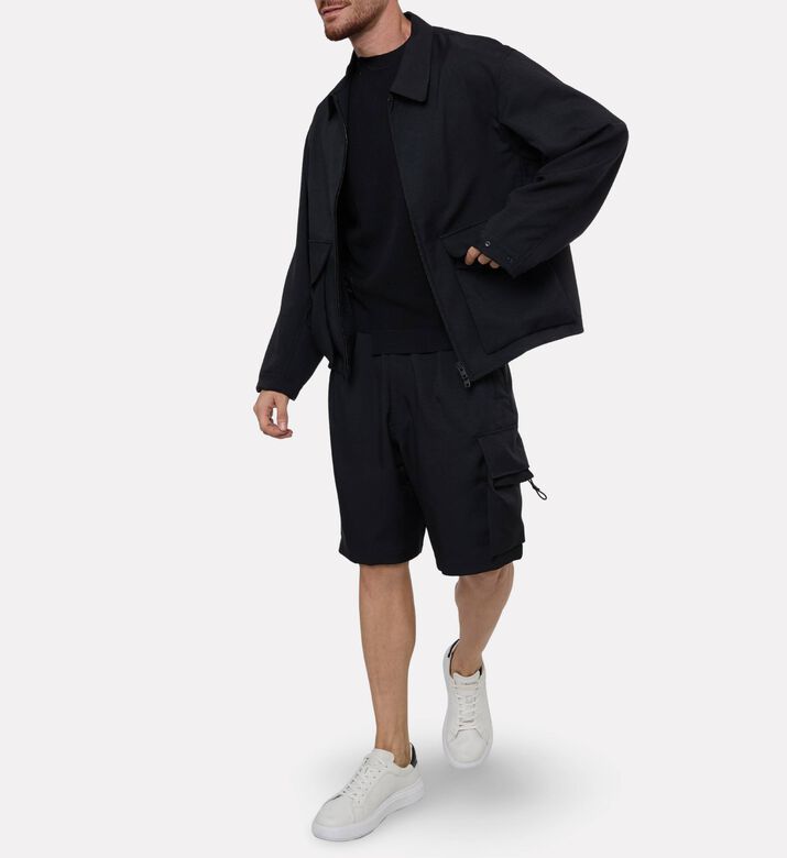 Y-3 Drawstring Closure Slip Pockets Shorts, Model View