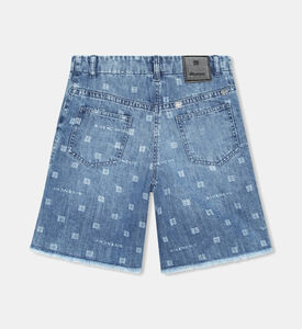 4g-pattern Denim Shorts