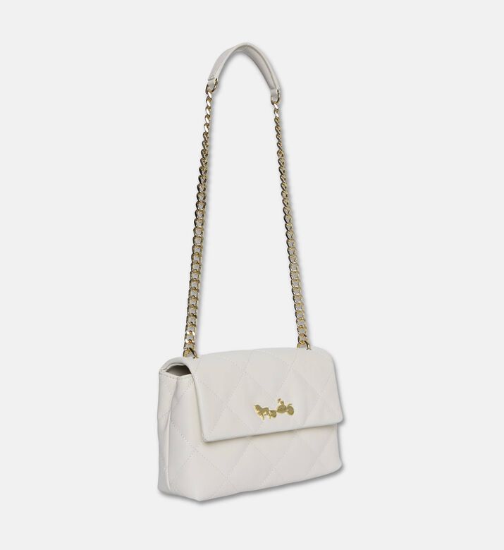 Weill Romy Quilted Leather Shoulder Bag, Ecru, Packshot View