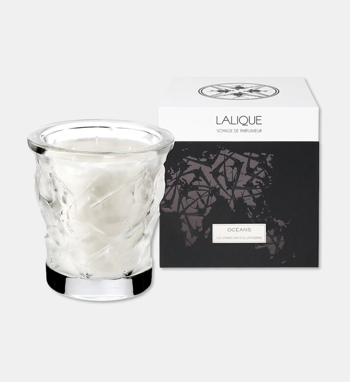 Lalique Cndle Vase 750g Oceans, Packshot View