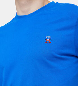 تي شيرت جيرسيه من القطن الخالص بشعار الماركة