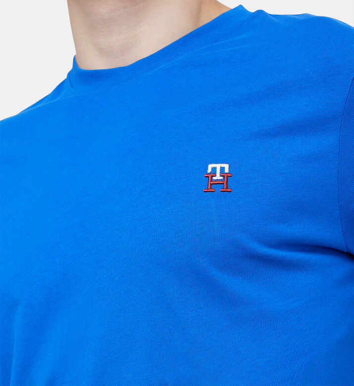 تي شيرت جيرسيه من القطن الخالص بشعار الماركة