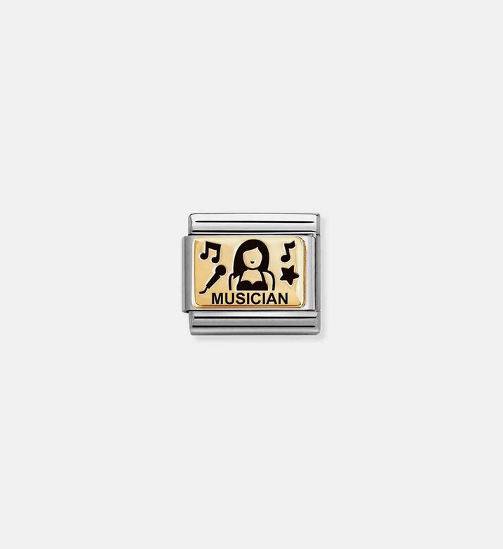 Composable Classic 18k Gold Musician Plate Composable Classic 18k Gold Musician Plate