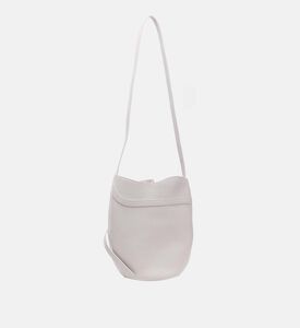 Organic Shapes Belted Bucket Bag