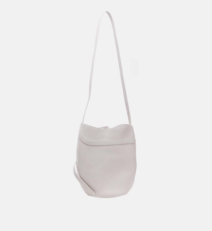 Organic Shapes Belted Bucket Bag