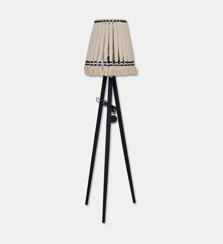 Light and Living Loa Round Drum Floor Lamp, Packshot View
