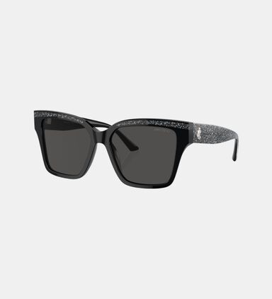 Embellished Temples Square Sunglasses