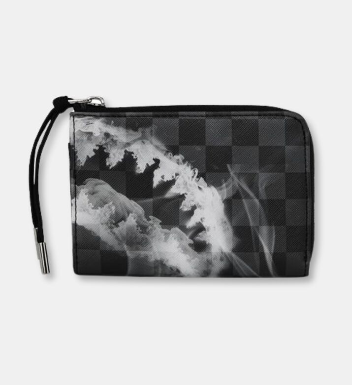 Sprayground Sip N Smoke Zip Closure Wallet, Packshot View