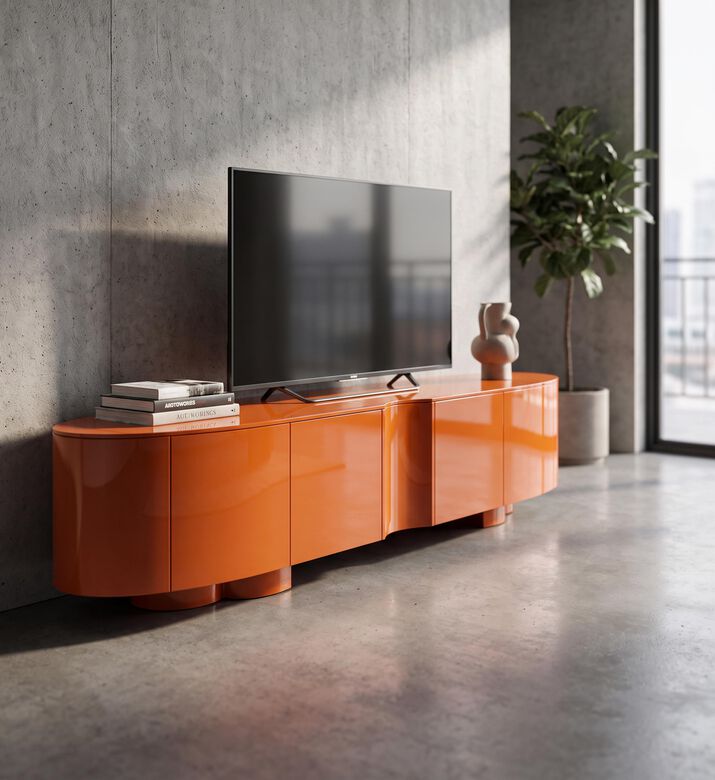 Home Deco and More Tokyo Tv Iron Unit, Packshot View