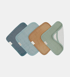 مناديل غسيل عضوية 4 قطع - بلو سبروس