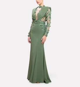Michael Cinco Draped Long Dress, Model View
