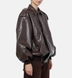 Federica Tosi Long-sleeve Bomber Jacket, Model View