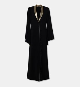 I Am The Company Iman Metallic Gold Collar Abaya, Packshot View