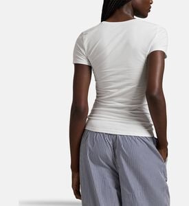 Polo by Ralph Lauren Crewneck Short-sleeve T-shirt, White, L, Model View