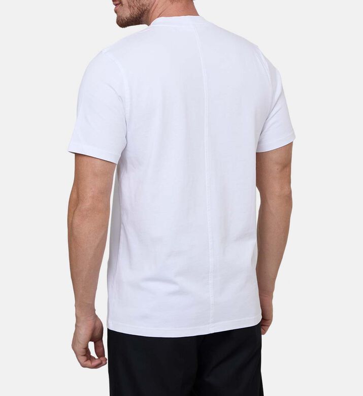 تيشيرت قصير الأكمام قطن عضوي مطبوع