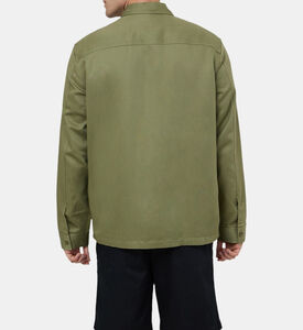 جاكيت قميص بجيوب بغطاء قلاب