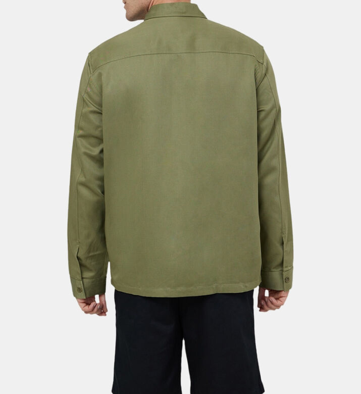 جاكيت قميص بجيوب بغطاء قلاب