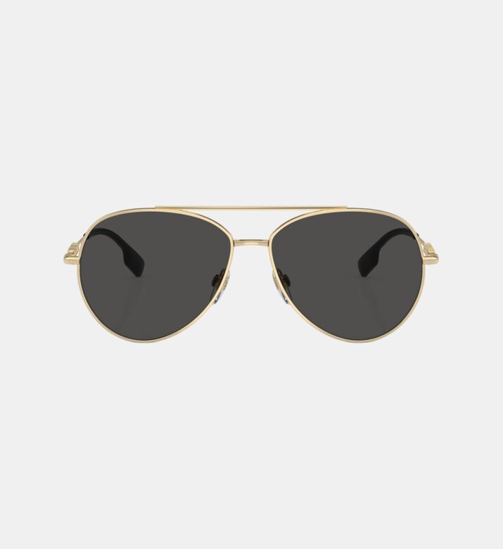 نظارات شمسية بإطار ذهبي بايلوت 58
