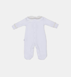 Satin Neckline Dungaree 2-piece Set Satin Neckline Dungaree 2-piece Set