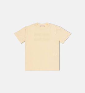 La Mia Bambina Cotton Short-sleeve T-shirt, Yellow, 10y, Packshot View