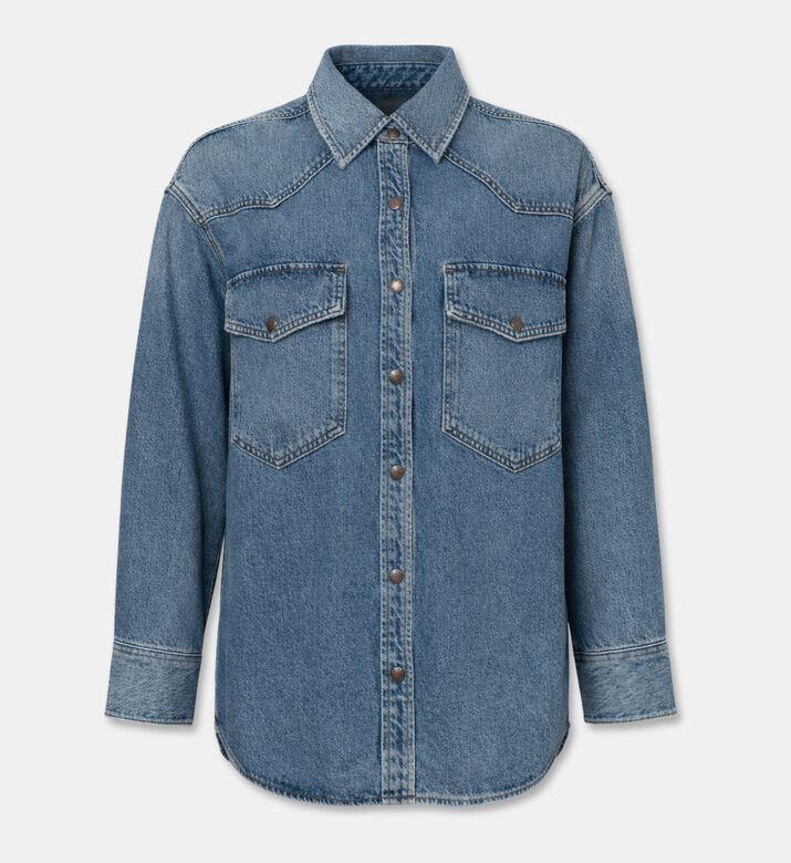 Agolde Button Closure Long-sleeve Shirt, Packshot View