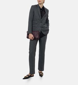 The Kooples Checkered Structured Blazer, Model View