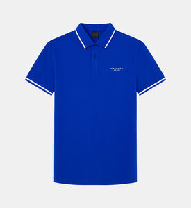 قميص بولو مطرز بشعار مطرز برأس مطرز