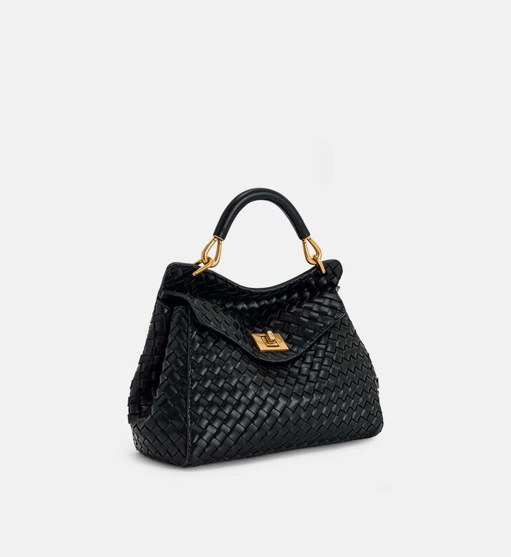 Lucia Classic Top Handle Woven Bag