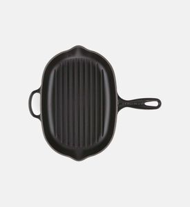 Le Creuset Grillit Cast Iron Oblong Skillet, Red, 32-cm, Packshot View