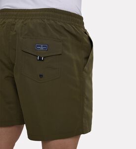 Hackett London Icon Logo-print Elastic Waistband Shorts, Green, Xxl, Model View