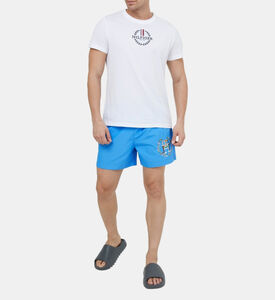 Drawstring Logo Swim Bottoms