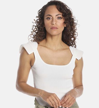 Shoulder Pads Knit Tank