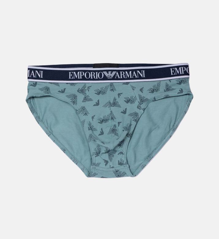 Cotton All-over Print Elasticated Briefs