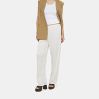 Nazli Printed Satin Pants