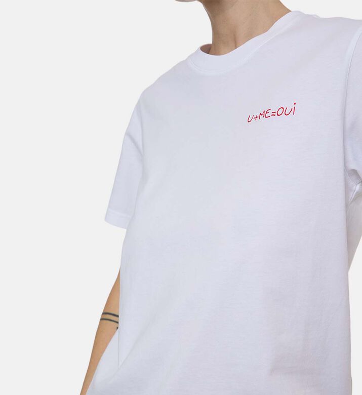 Maison Labiche Popincourt Embroidered Straight-fit T-shirt, Model View