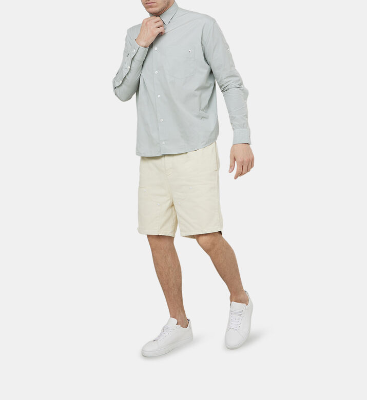 Straight-fit Twill Shorts