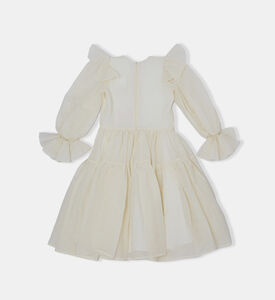 فستان واسع بإغلاق أزرار