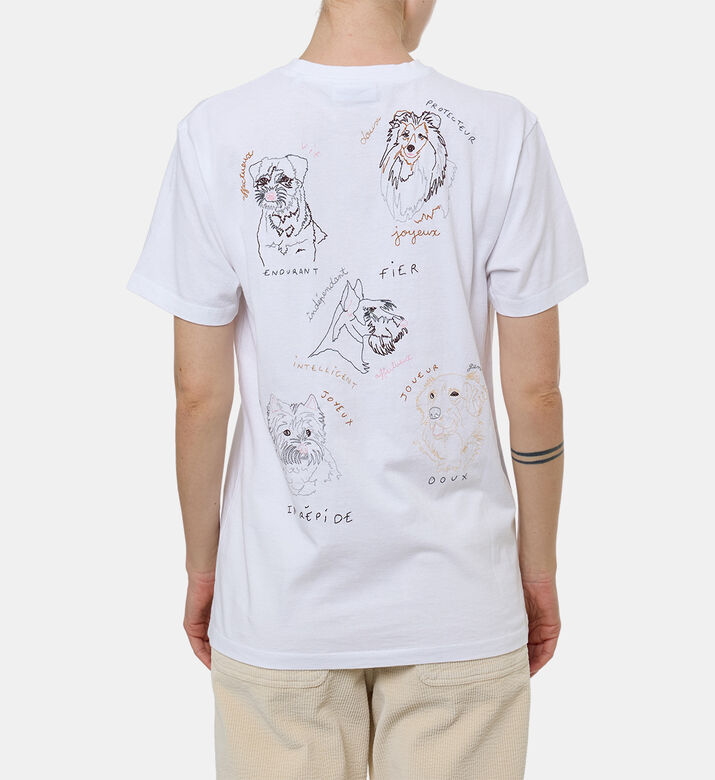 Maison Labiche Bainville Dog Graphic T-shirt, Model View