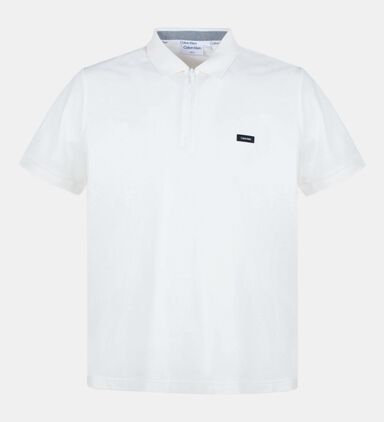 Thermo Tech Logo Collar Zip Polo