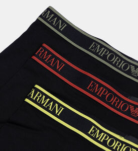 Neon Logo-waistband 3-piece Boxers Set