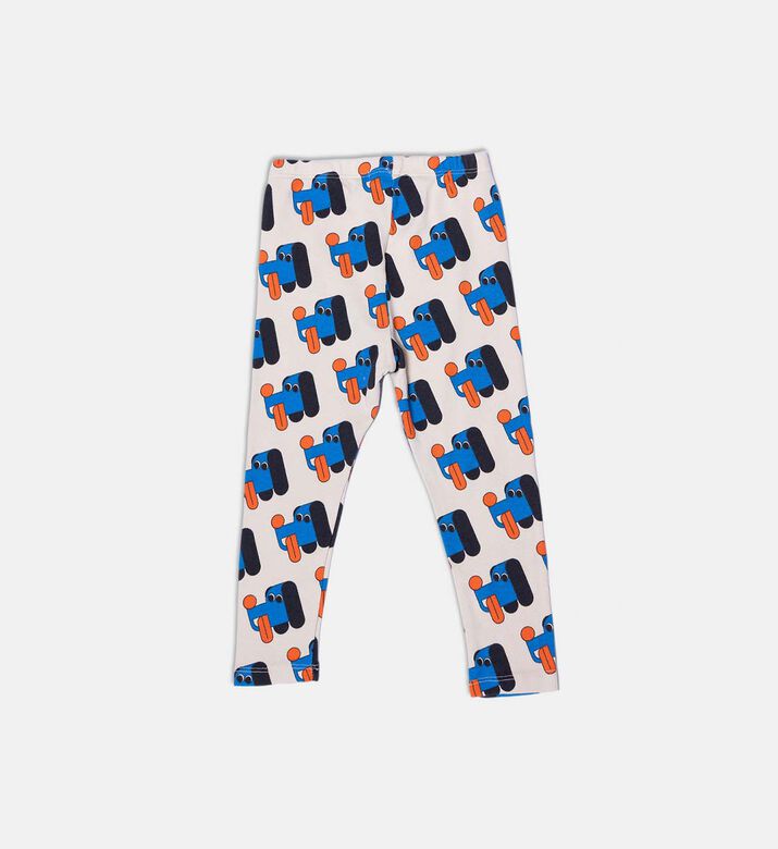 Bobo Choses All-over Dogs Pattern Elasticated Waistband Leggings, Packshot View